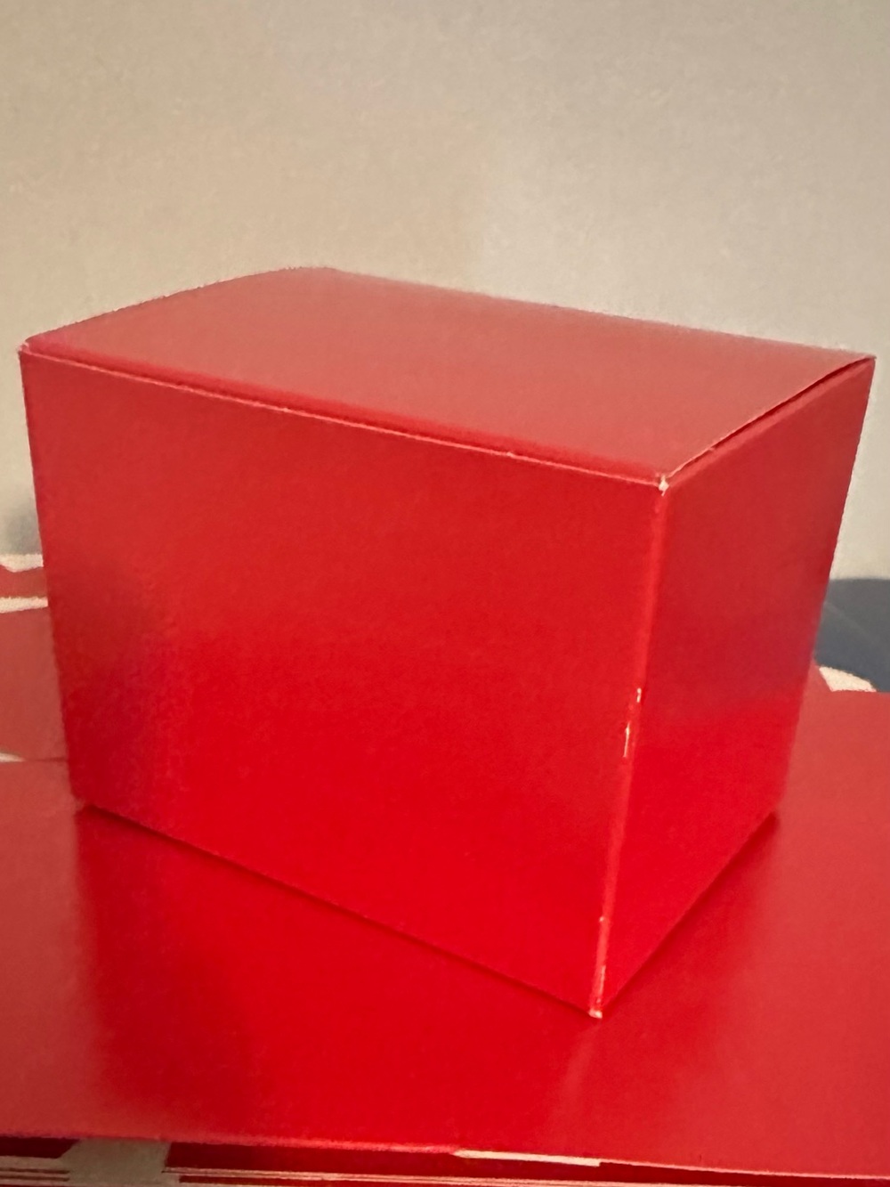 Lot of 40 Bright Red Decorative Gift Boxes